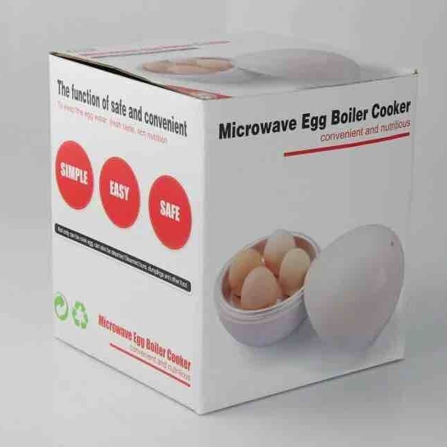 Premium 4-Egg Microwave Steamer - Professional Quick-Cook System for Perfect Eggs in 5 Minutes