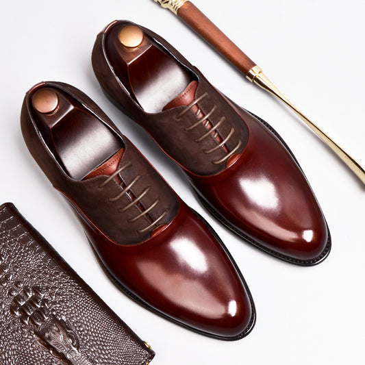 Vintage British Business Formal Leather Shoes for Men – Classic Stylish Dress Shoes