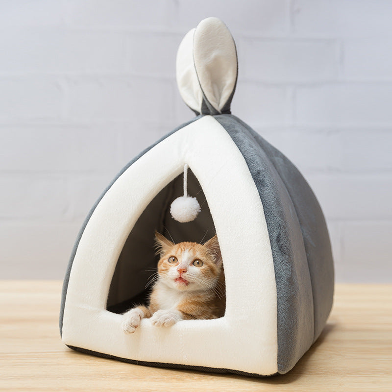 Premium Cat Villa House Bed - Luxury Multi-Level Pet Sanctuary for Cats & Small Dogs