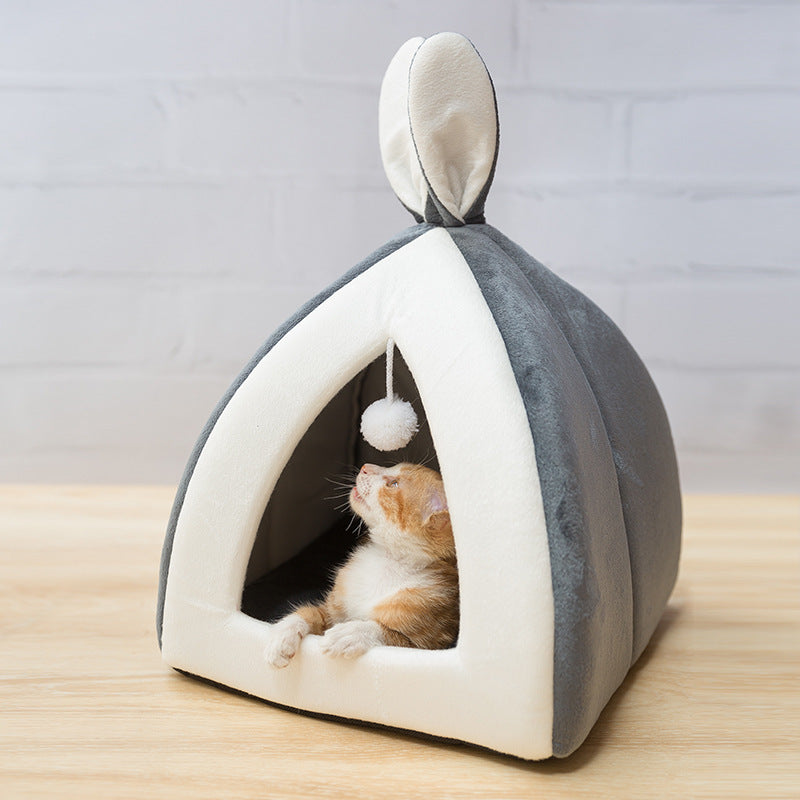 Premium Cat Villa House Bed - Luxury Multi-Level Pet Sanctuary for Cats & Small Dogs