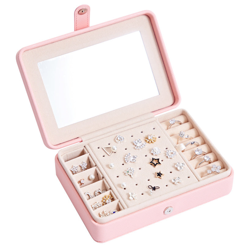 Premium Jewelry Organizer Box - Luxury Multi-Compartment Storage for Earrings, Rings & Fine Jewelry