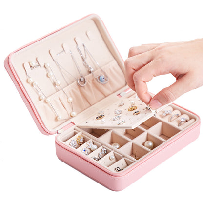 Premium Jewelry Organizer Box - Luxury Multi-Compartment Storage for Earrings, Rings & Fine Jewelry