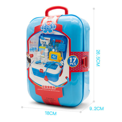 17PCS Children's Pretend Play Doctor Toy Set – Educational Medical Kit for Kids, Role Play Doctor Set, Fun Toy Set for Boys & Girls