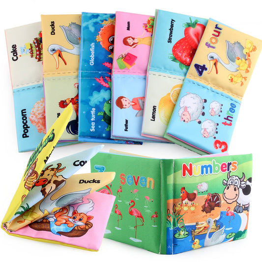 Cloth Baby Sound Books – Early Learning Educational Toy for Infants 0-12 Months