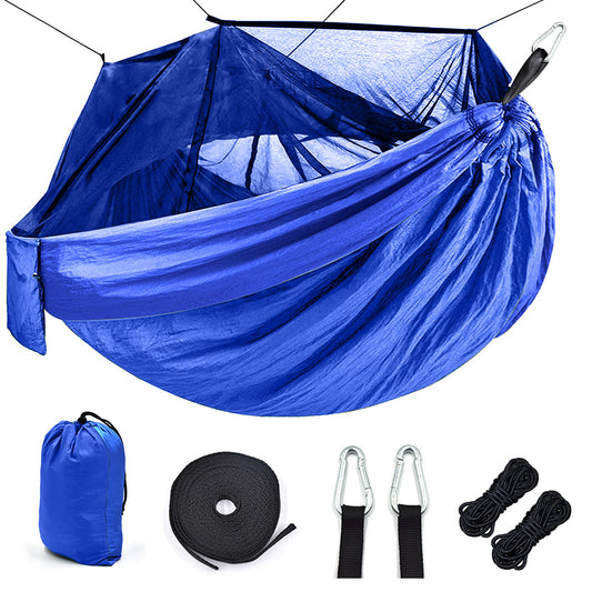 Outdoor Camping Hammock with Mosquito Net – Portable Hammock for Hiking, Travel & Bug-Free Relaxation