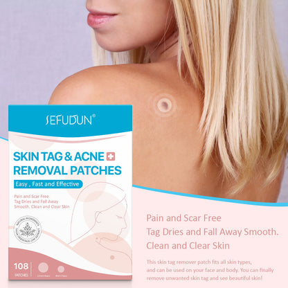 Invisible Acne & Skin Tag Remover Patches – Professional Beauty Treatment for Clear, Flawless Skin