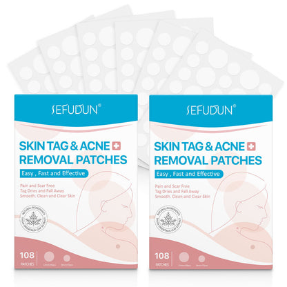 Invisible Acne & Skin Tag Remover Patches – Professional Beauty Treatment for Clear, Flawless Skin