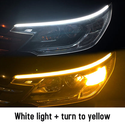 Premium Flexible LED DRL Strips - Waterproof Daytime Running Lights with Turn Signal & Brake Function