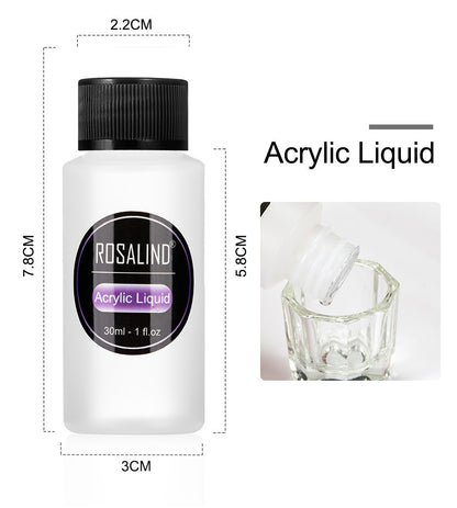 Complete Professional Acrylic Nail Kit - Salon-Quality System with Powder, Liquid & Tools for Perfect Extensions