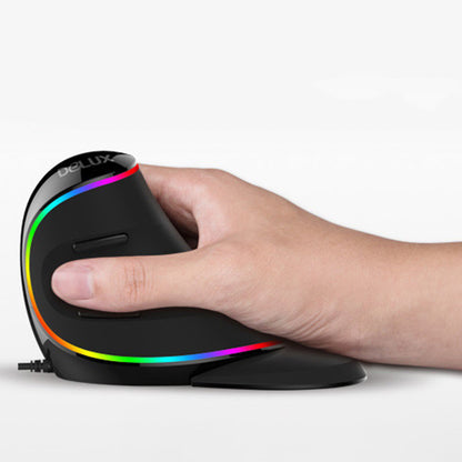 Ergonomics Vertical Gaming Mouse – 6 Buttons Wired/Wireless Right-Handed Mice for PC, Laptop, and Computer