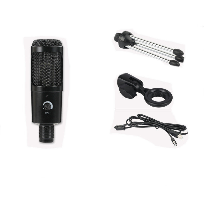 Microphone for Computer & Gaming – Condenser Voice Microphone for Live Recording, Streaming, and Gaming Audio