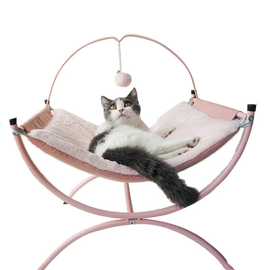 Premium All-Season Cat Recliner - Luxury Orthopedic Lounger with Year-Round Comfort Technology