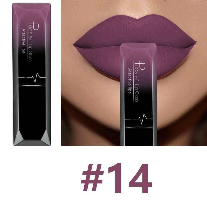 Professional Matte Lip Gloss Collection – 21 Bold Colors, Long-Lasting Waterproof Formula for Perfect Lips