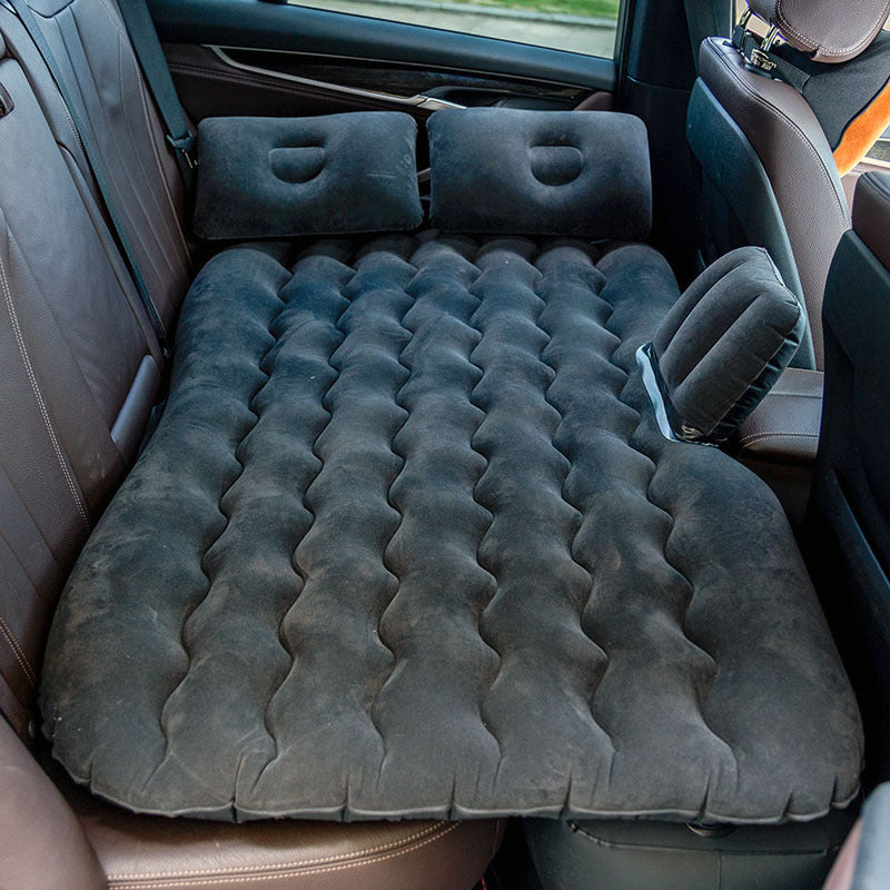 Premium Inflatable Car Air Mattress - Luxury Travel Bed with Pillows for Ultimate Comfort on Road Trips & Camping