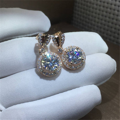 Bohemian Dangle Round Earrings for Women – Stylish Fashion Jewelry Ring Earrings