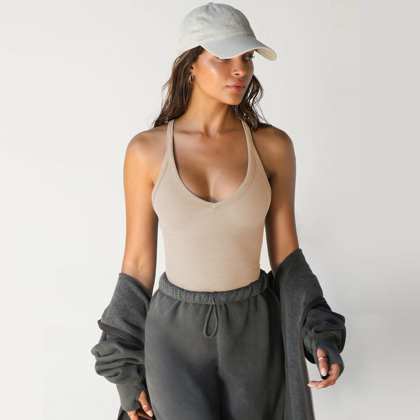Women's Spring Knitted Vest – Sexy Slim Fit Sleeveless Top for Casual Style