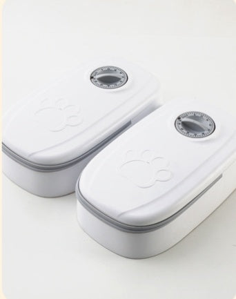 Premium Smart Pet Feeder - Automatic Timer Food Dispenser with Stainless Steel Bowl for Healthy Feeding