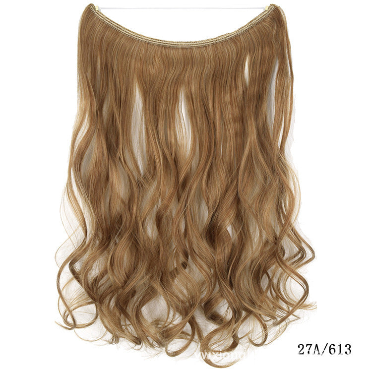Premium 22-Inch Invisible Wire Hair Extensions - Silky Straight Synthetic Hairpieces | 13 Styles