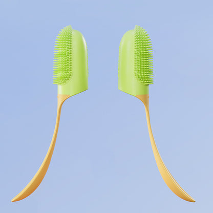 Professional Pet Dental Care Kit - Veterinarian-Approved Silicone Finger Toothbrush for Dogs & Cats