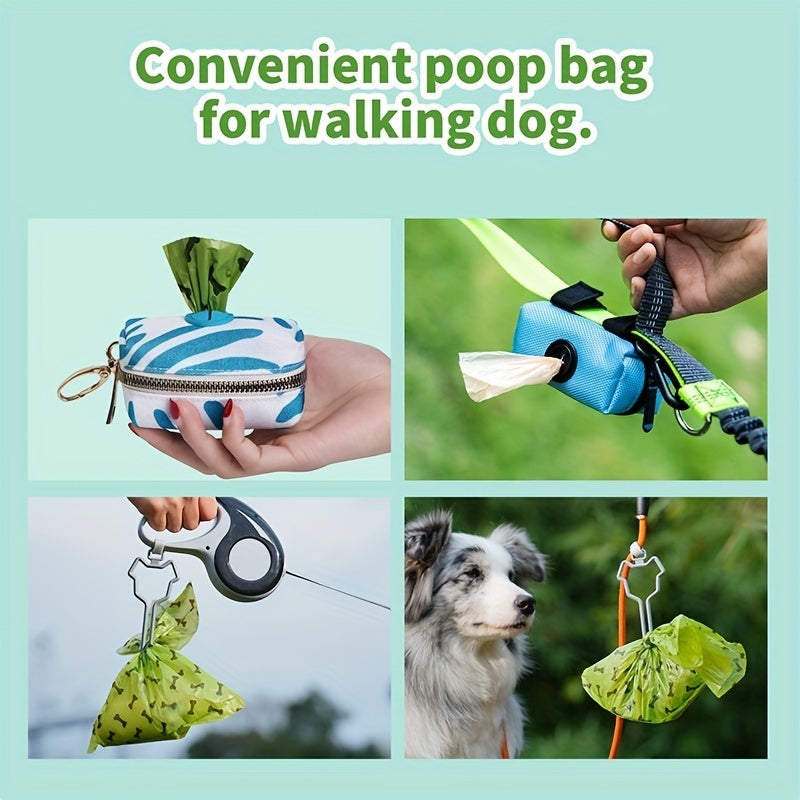 Premium Biodegradable Dog Waste Bags - Extra Thick Leak-Proof Poop Bags with Dispenser (15 Bags/Roll)