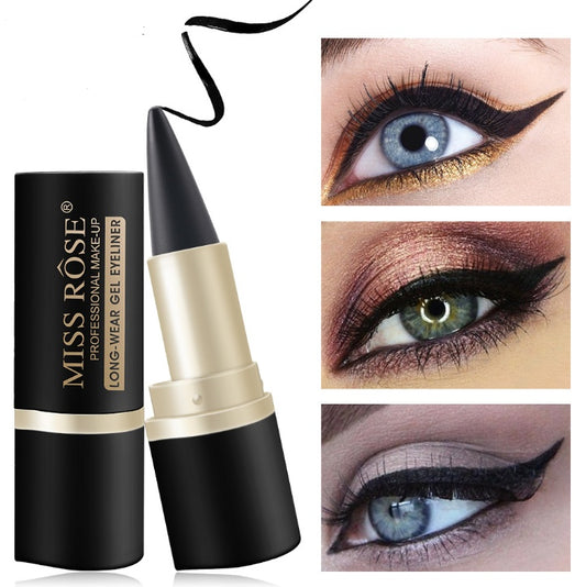 Waterproof Black Eyeliner Liquid Pen – Long-lasting Eye Liner Gel for Perfect Eyelashes Makeup