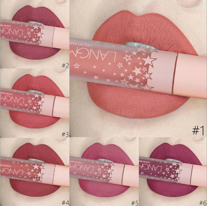 Professional Matte Velvet Lipstick Collection - Waterproof Long-Lasting Lip Color Set for All-Day Wear