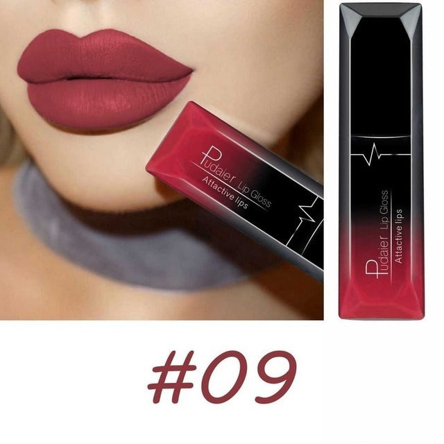 Professional Matte Lip Gloss Collection – 21 Bold Colors, Long-Lasting Waterproof Formula for Perfect Lips