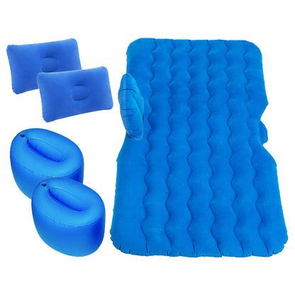 Premium Inflatable Car Air Mattress - Luxury Travel Bed with Pillows for Ultimate Comfort on Road Trips & Camping