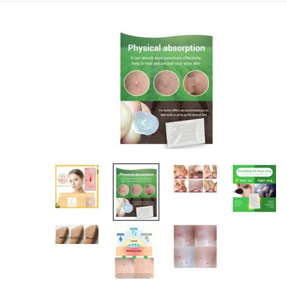 Premium Tea Tree Acne Patches - Ultra-Thin Hydrocolloid Treatment Stickers | 24-Hour Care