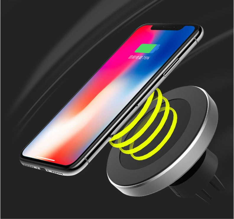 Premium Magnetic Wireless Car Charger - 15W Fast Charging Mount with Secure Hold for iPhone & Android
