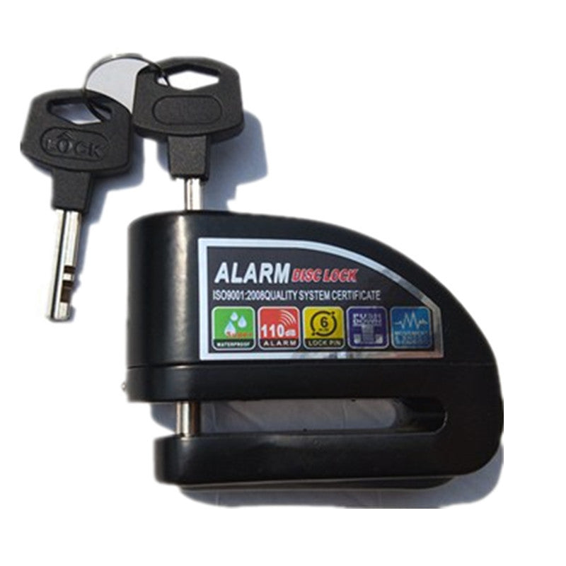 Premium Motorcycle Disc Brake Lock - Heavy-Duty Anti-Theft Security System with Alarm Protection