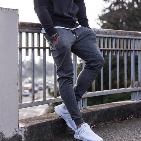 Newest Men's Sweatpants - Autumn Winter Gym Fitness Bodybuilding Joggers, Casual Cotton Pencil Pants