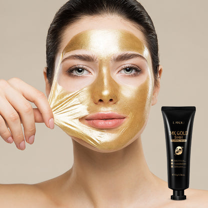 Luxurious Gold Foil Snail Tear-Off Mask - Premium Anti-Aging Treatment for Radiant, Youthful Skin | 50g