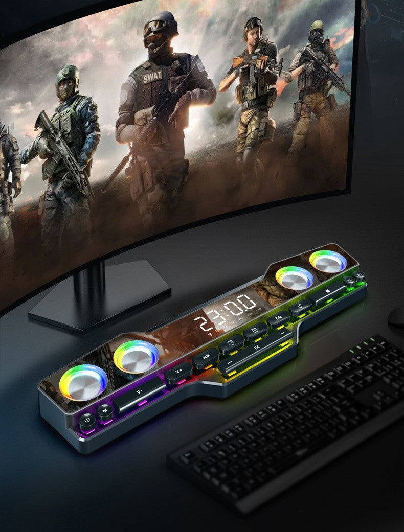 Bluetooth Speaker for Gaming – Desktop Esports Computer Stereo Sound System for Home Entertainment