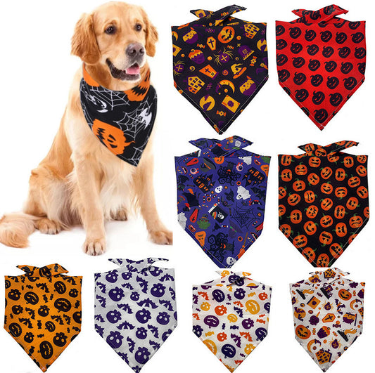 Premium Pet Bandana - Soft Absorbent Triangle Scarf for Dogs & Cats