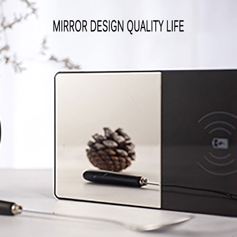 2-in-1 Heating Mug Cup Warmer & Wireless Charger – Electric Coffee and Milk Warmer for Home & Office Use