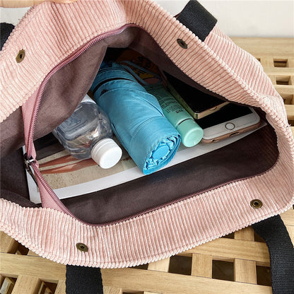 Literary Fashion Shoulder Bag for Women, Stylish Handbag for Everyday Use