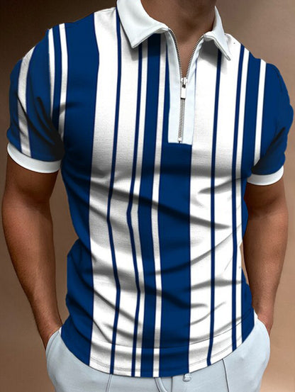 Men's Solid Polo Shirt – Brand Short-Sleeved Summer Shirt for Men