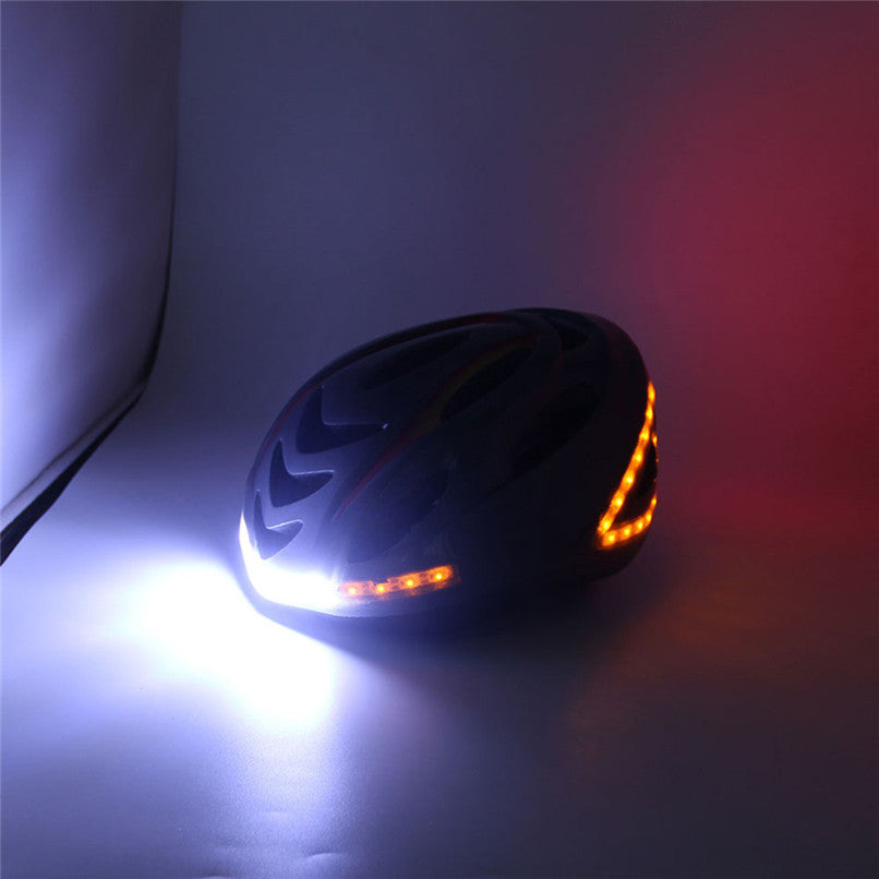 Smart LED Bicycle Helmet - Intelligent Turn Signal Safety System for Ultimate Cycling Protection & Visibility