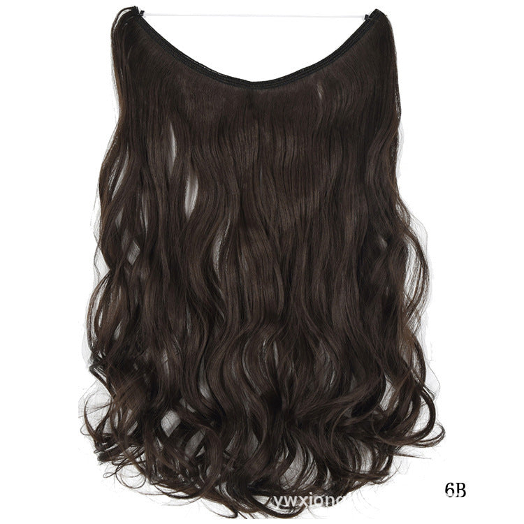 Premium 22-Inch Invisible Wire Hair Extensions - Silky Straight Synthetic Hairpieces | 13 Styles