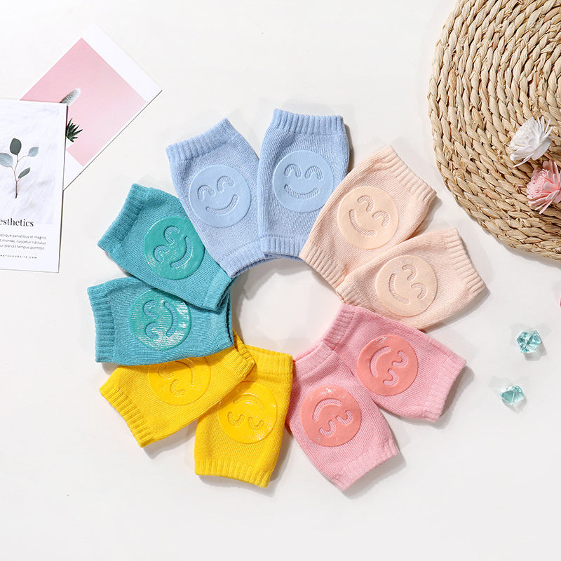 Summer Terry Baby Socks Knee Pads – Soft, Comfortable Protection for Crawling and Play