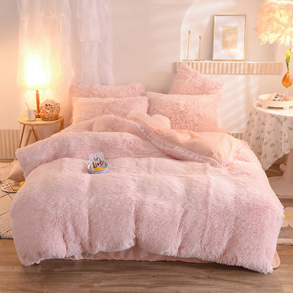 Premium Luxury Fleece Duvet Cover Set - Ultra-Plush Winter Bedding Collection for Ultimate Comfort