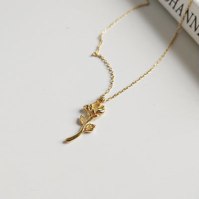 Elegant Rose Gold Necklace – Dainty Women's Jewelry Gift for Every Occasion