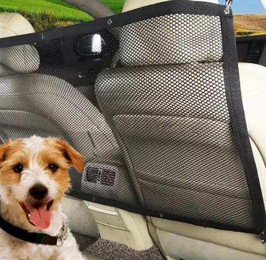 Premium Car Pet Barrier Net - Universal Safety Fence for Dogs, Kids & Cargo Protection While Driving