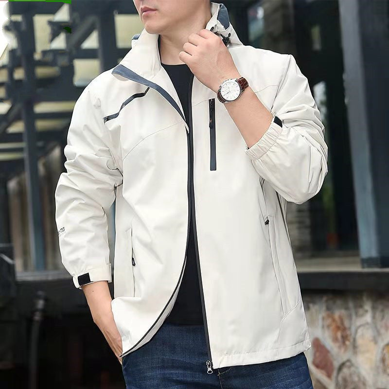 Men's Windproof Waterproof Jacket – Outdoor Protection for All Seasons