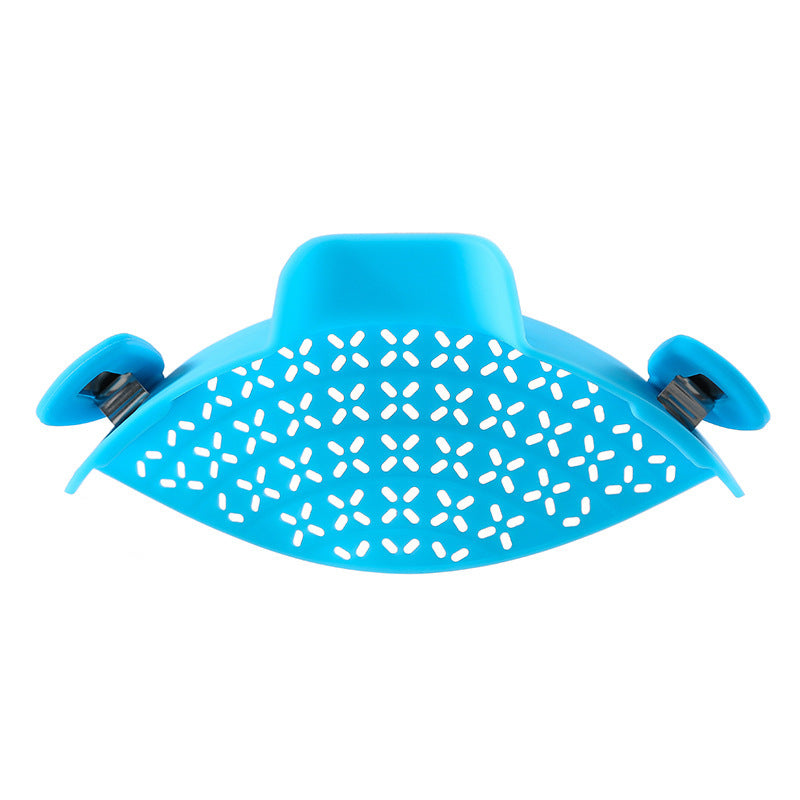 Premium Silicone Pot Drain Stopper - Heat-Resistant Spill Guard & Side Strainer | Kitchen Safety Essential