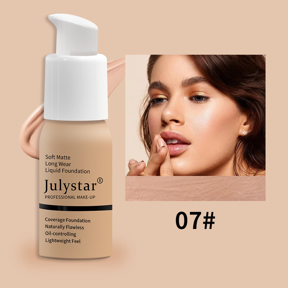 Premium Liquid Foundation - Waterproof Long-Lasting Concealer | Full Coverage Makeup in 10 Shades