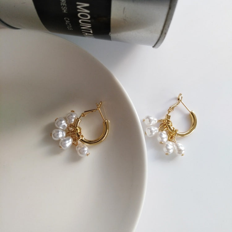 Pearl Tassel Earrings - Simple and Elegant