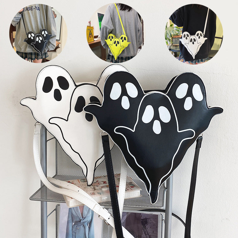 3D Ghost Crossbody Bag – Adorable Halloween Phone Purse for Women