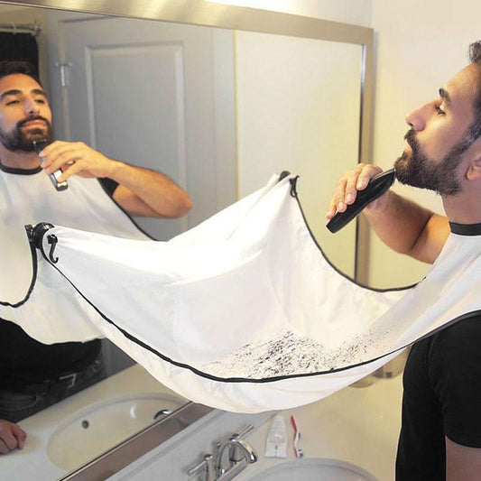 Creative Man Hair & Beard Shaving Catcher Apron - Mess-Free Grooming Apron for Easy Shaving and Trimming